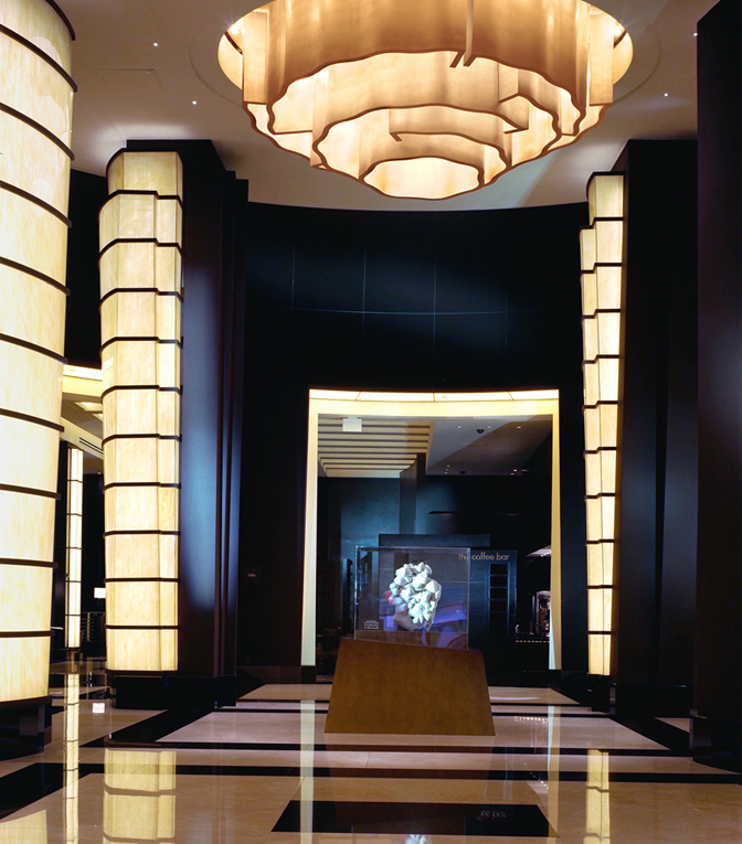 Installations by Envel Design, A specialty acrylic/resin manufacturer